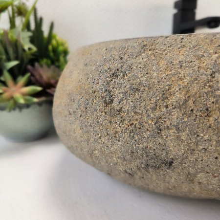 Раковина из речного камня RS03606 (60*47*16) 0124