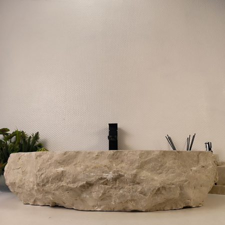 Каменная раковина из мрамора Erozy Cream EM-05326 (71*46*16) 0881 из натурального камня 