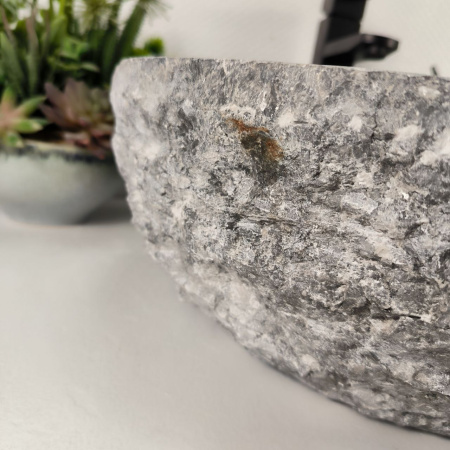 Каменная раковина из мрамора Erozy Grey EM-04529 (46*46*15) 0186 из натурального камня