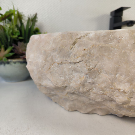 Каменная раковина из мрамора Erozy Cream EM-05326 (71*46*16) 0881 из натурального камня 