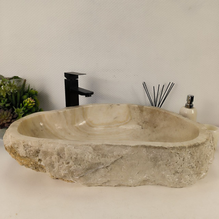 Каменная раковина из оникса Erozy White EO-04451 (68*43*15) 0164 из натурального камня