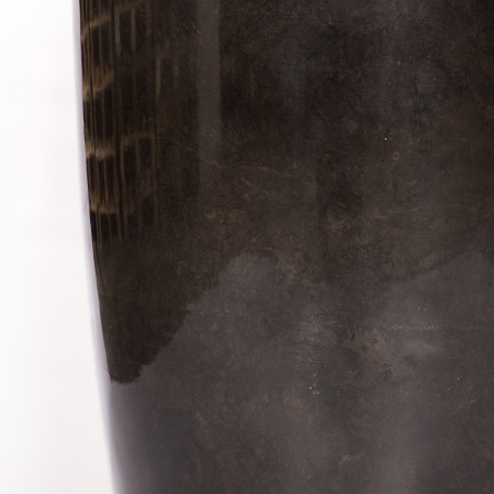 Раковина напольная из мрамора Round Midle Big Black MN-01707 (45*45*90)