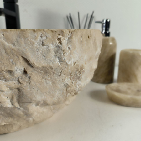 Каменная раковина из оникса Erozy White EO-04381 (57*44*16) 0168 из натурального камня