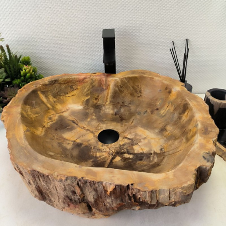 Раковина из окаменелого дерева Fossil Basin OD-02425 (58*52*15) 0090