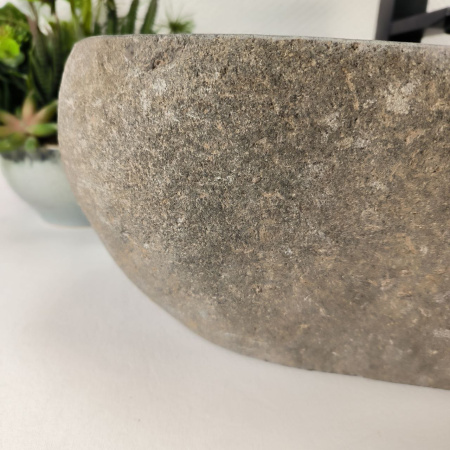 Каменная раковина из речного камня RS-05156 (64*38*15) 0858 из натурального камня