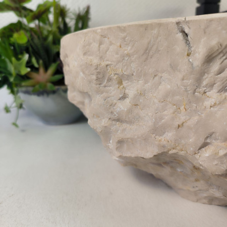 Каменная раковина из мрамора Erozy Cream EM-05327 (66*47*16) 0880 из натурального камня 
