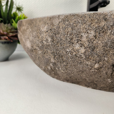 Каменная раковина из речного камня RS-05162 (60*43*15) 0863 из натурального камня
