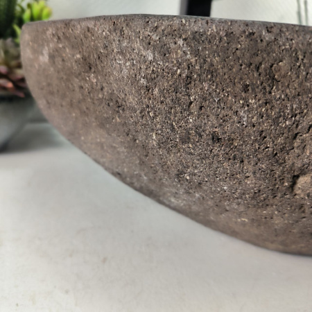 Каменная раковина из речного камня RS-05111 (49*40*15) 0857 из натурального камня