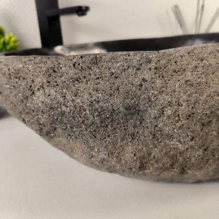 Каменная раковина из речного камня RS-04922 (61*50*15) 0863 из натурального камня