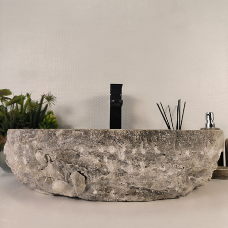 Каменная раковина из оникса Erozy Grey EO-04731 (52*42*14) 0156 из натурального камня