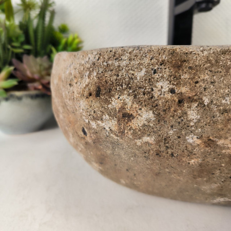Каменная раковина из речного камня RS-05051 (44*37*15) 0861 из натурального камня