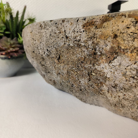 Каменная раковина из речного камня RS-05154 (68*52*18) 0858 из натурального камня