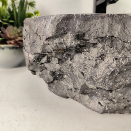 Каменная раковина из мрамора Erozy Grey EM-05086 (49*37*15) 0887 из натурального камня