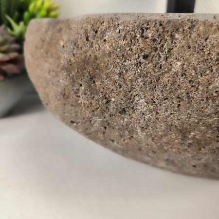 Каменная раковина из речного камня RS-04867 (53*34*15) 0862 из натурального камня