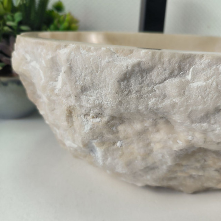 Каменная раковина из оникса Erozy White EO-04240 (42*31*15) 0212 из натурального камня