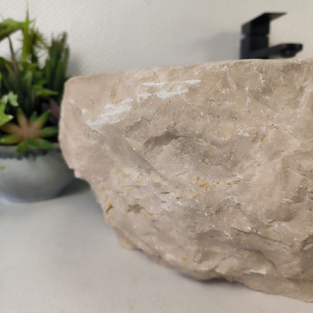 Каменная раковина из мрамора Erozy Cream EM-05328 (65*47*16) 0880 из натурального камня 