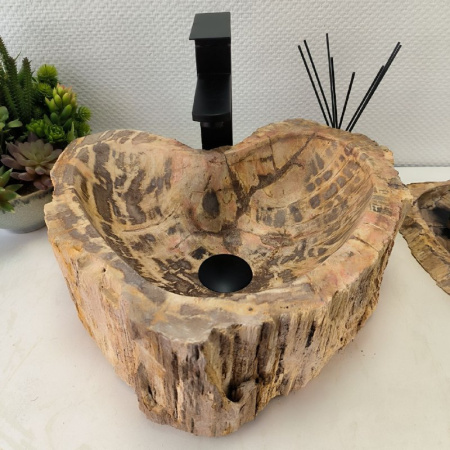 Раковина из окаменелого дерева Fossil Basin OD-02371 (43*39*15) 0088