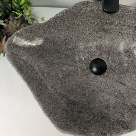 Каменная раковина из речного камня RS-05183 (60*43*15) 0858 из натурального камня