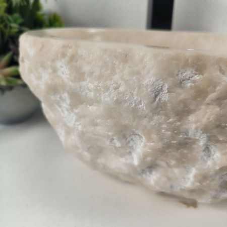 Каменная раковина из оникса Erozy White EO-04238 (42*33*15) 0212 из натурального камня