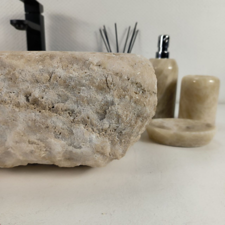 Каменная раковина из оникса Erozy Yellow EO-04388 (55*43*15) 0164 из натурального камня