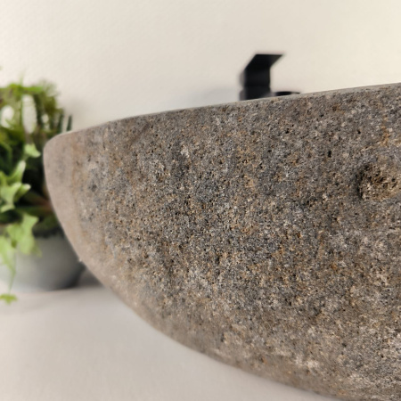 Каменная раковина из речного камня RS-04860 (52*46*15) 0862 из натурального камня