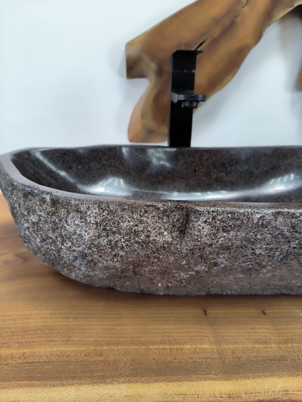 Раковина из речного камня ПАРА! RS-66305 57х31х15 из натурального камня