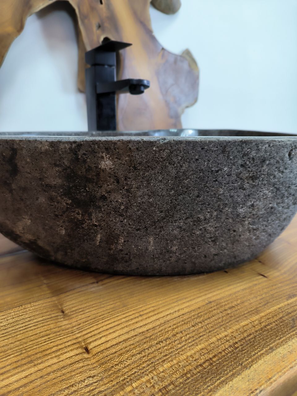 Раковина из речного камня RS-66529 50х36х15 из натурального камня