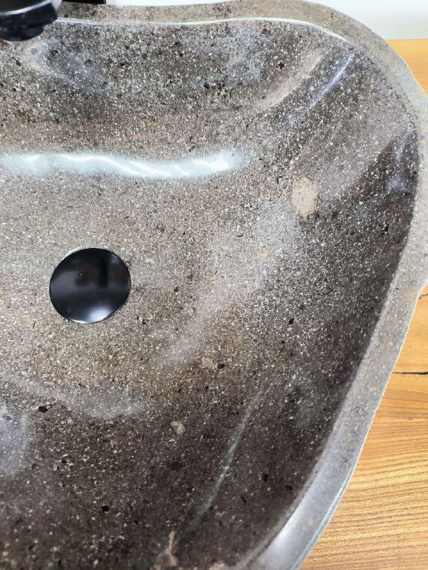Раковина из речного камня RS-66529 50х36х15 из натурального камня