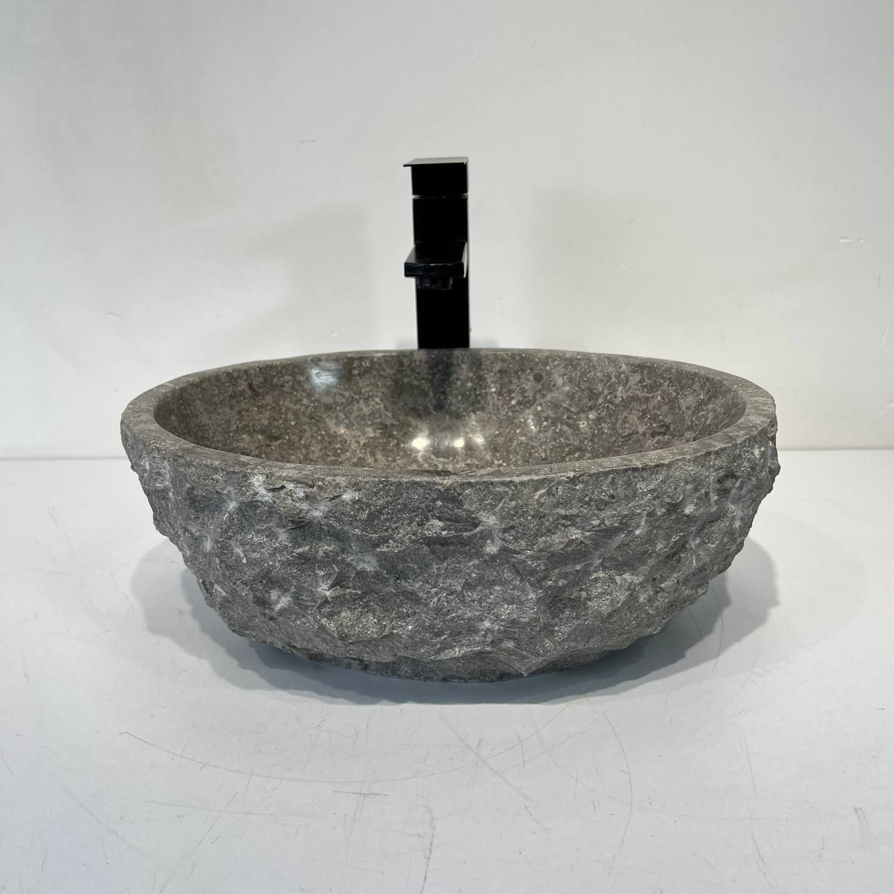 Раковина из мрамора Erozy Grey EM-67041 40*30*15 из натурального камня