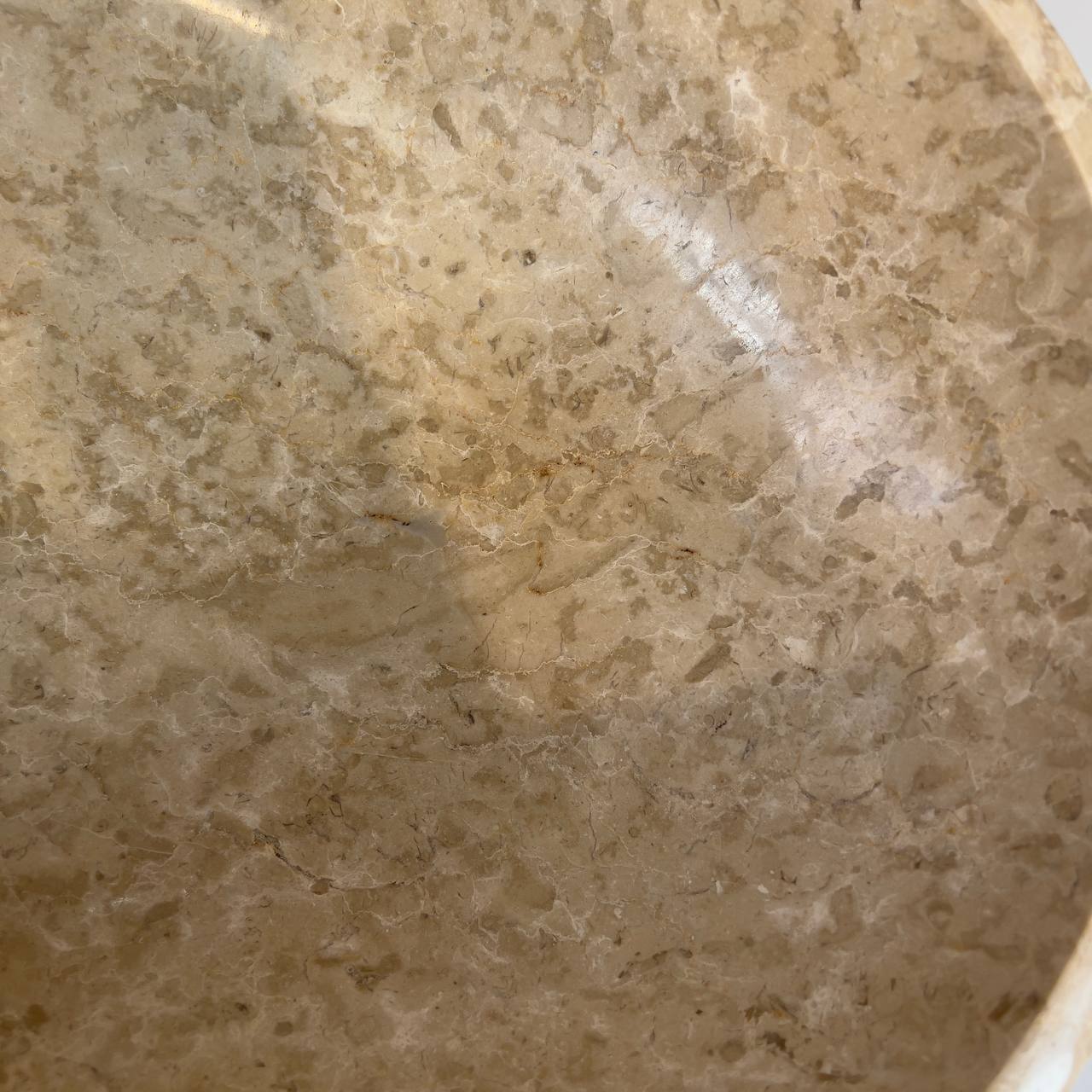 Раковина из мрамора Oval Cream OM-66795 60*40*18 из натурального камня