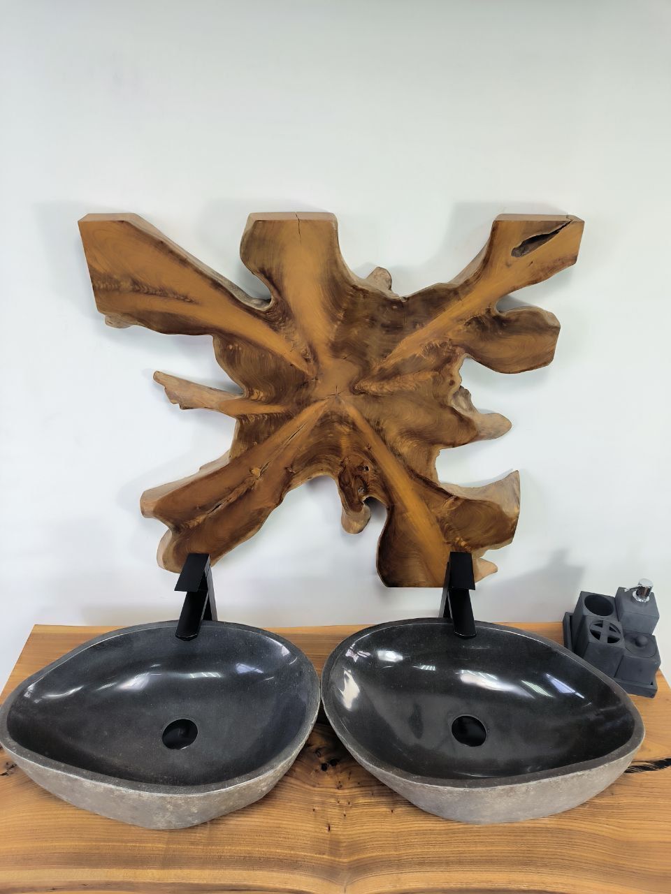 Раковина из речного камня ПАРА! RS-66629 57х35х15 из натурального камня
