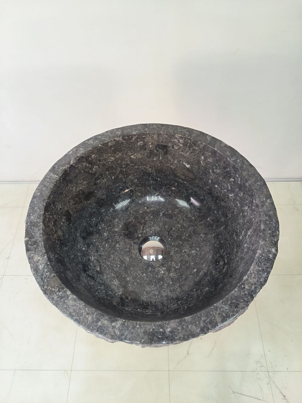 Раковина напольная из мрамора Pedestal Grey Marmo MN-65917 45х45х90 из натурального камня