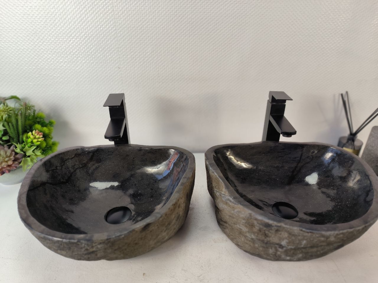 Раковина из речного камня ПАРА! RS-65356 42*37*15 0865