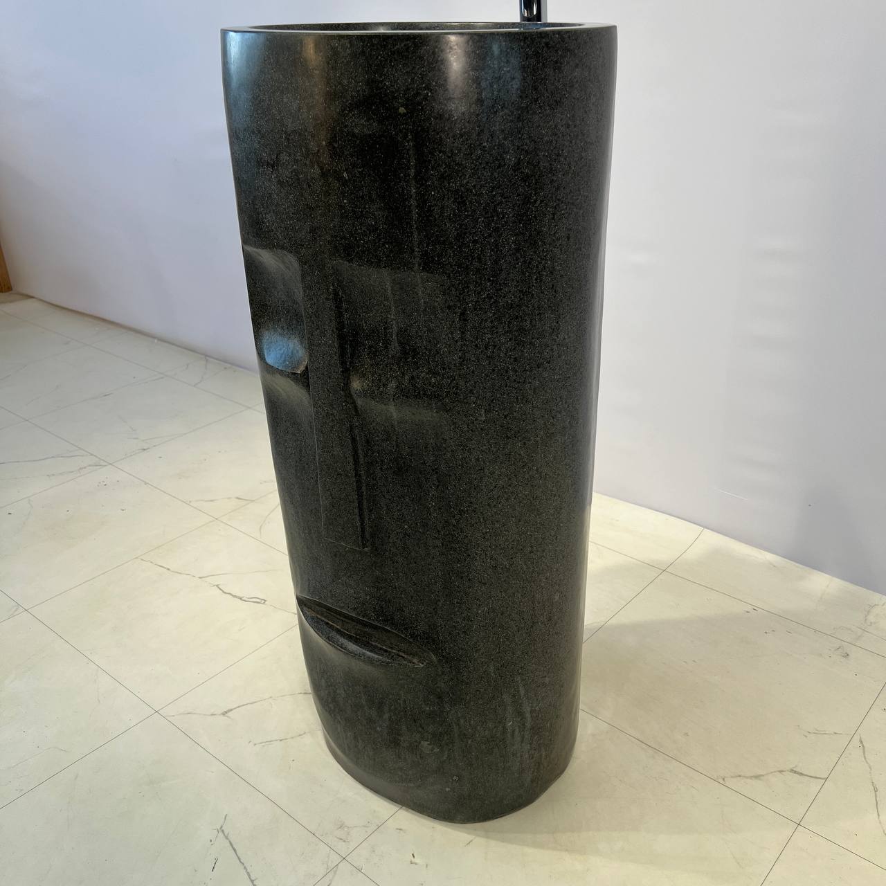 Раковина напольная из речного камня Face RN-67068 40х35х91 из натурального камня