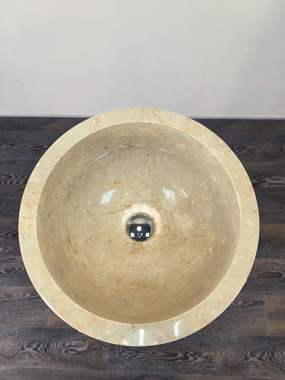 Раковина напольная из мрамора Pedestal Cream Marmo MN-65910 45х45х90 из натурального камня