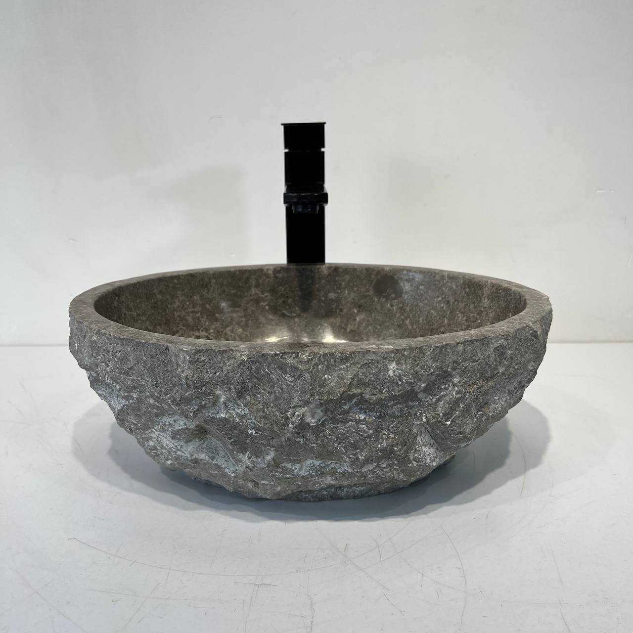 Раковина из мрамора Erozy Grey EM-67042 39*30*14 из натурального камня