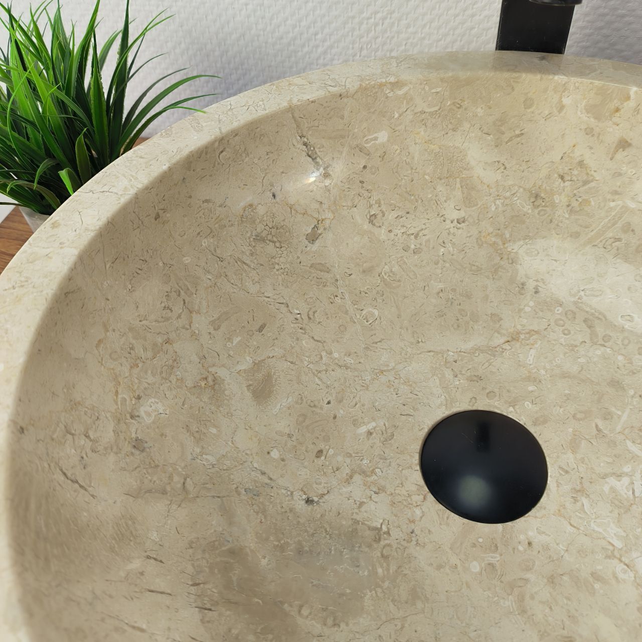 Раковина из мрамора Bowl Cream Marmo BM-65928 45х45х15 из натурального камня