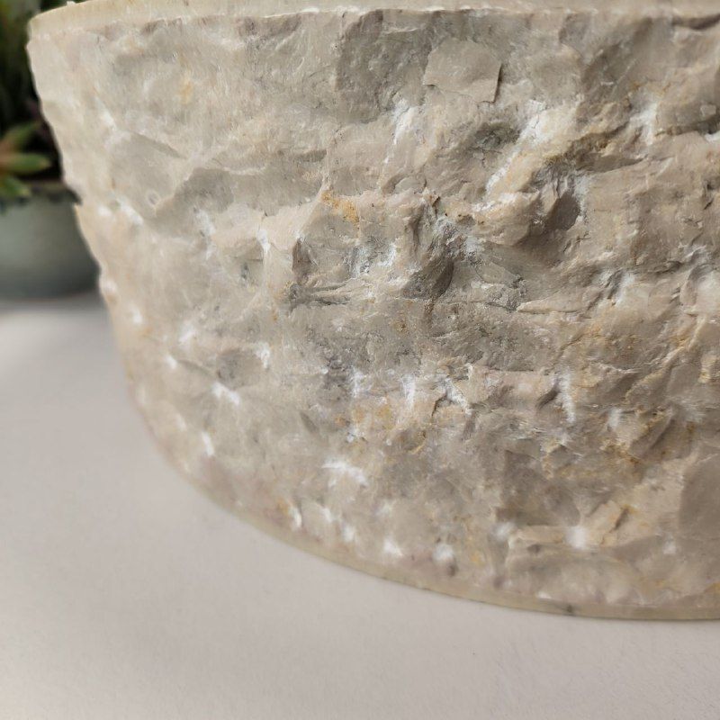 Раковина из мрамора ПАРА! Drum Cream Marmo DM-62888 45*45*16 из натурального камня