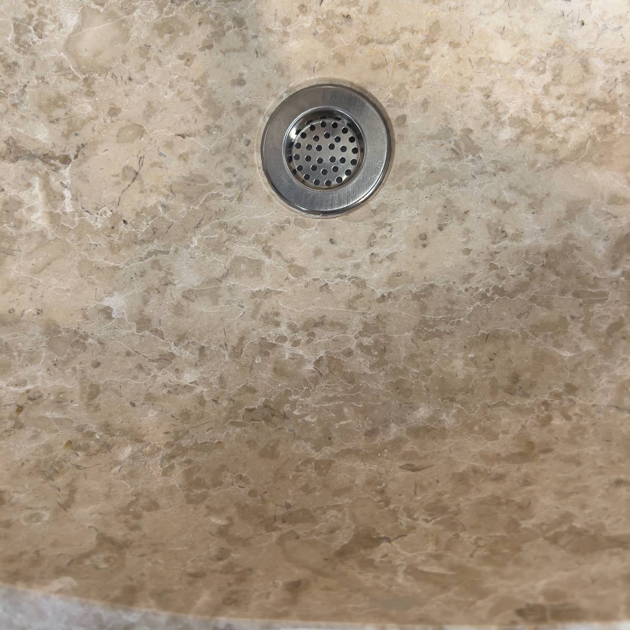 Раковина из мрамора Oval Cream OM-66795 60*40*18 из натурального камня