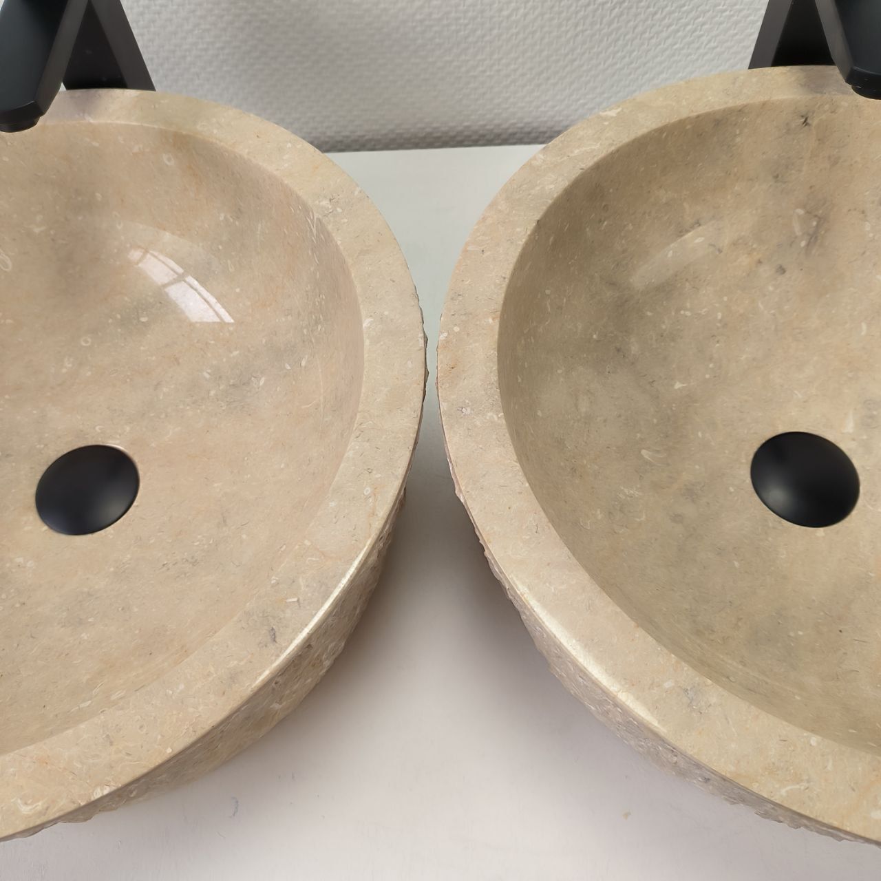 Раковина из мрамора ПАРА! Drum Cream Marmo DM-62888 45*45*16 из натурального камня