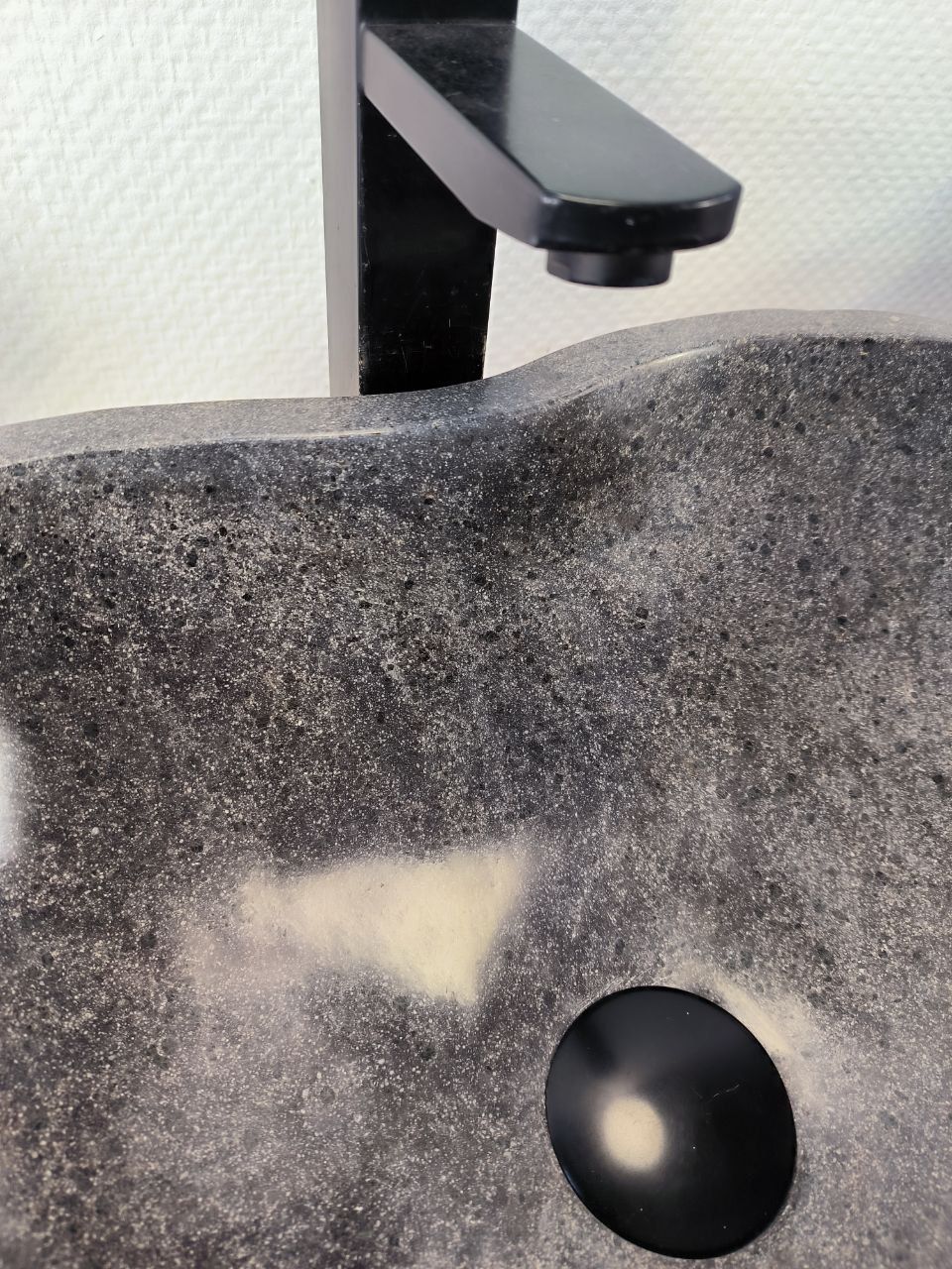 Раковина из речного камня RS-65971 51х36х15 из натурального камня