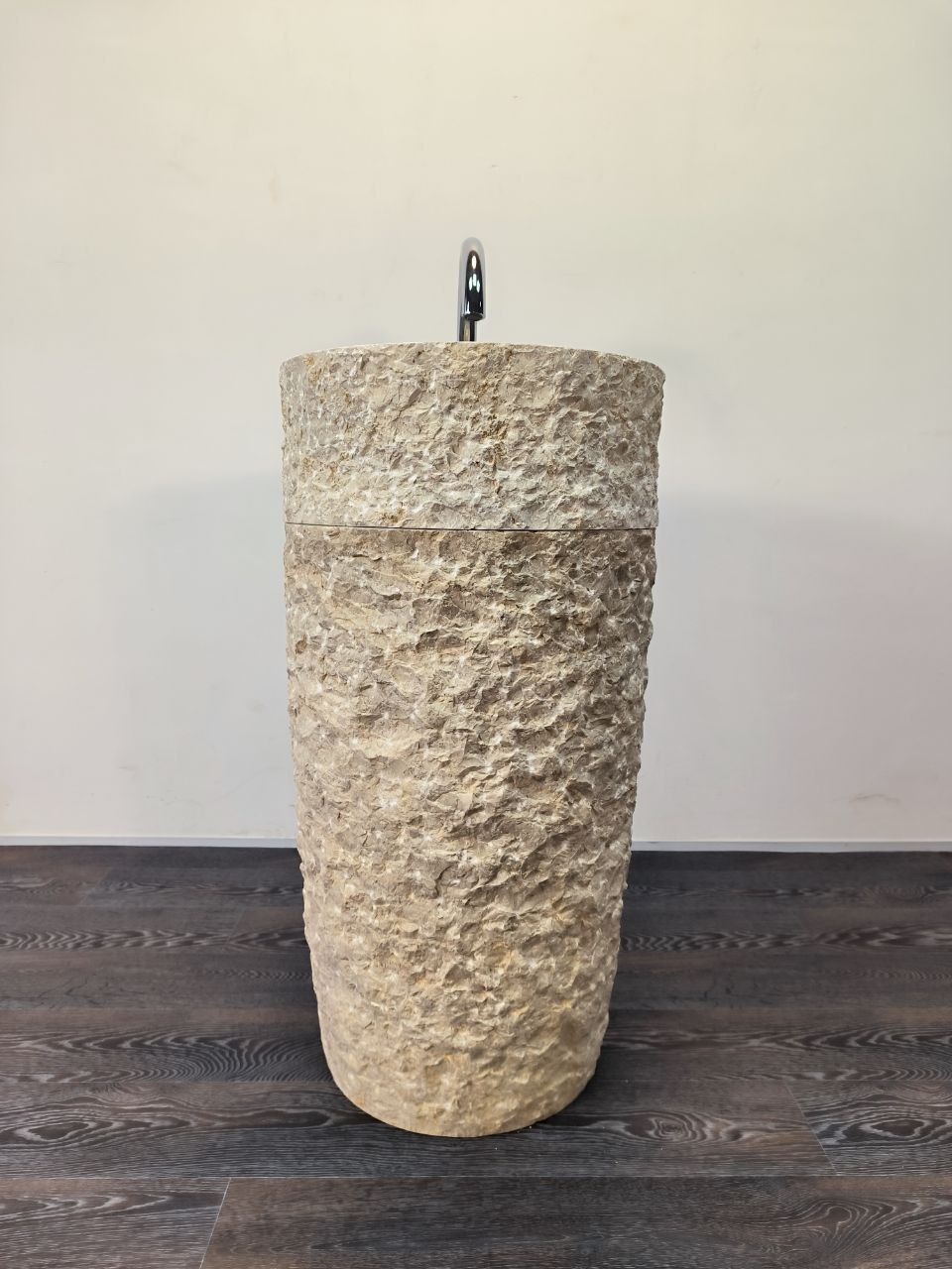 Раковина напольная из мрамора Pedestal Cream Marmo MN-65910 45х45х90 из натурального камня