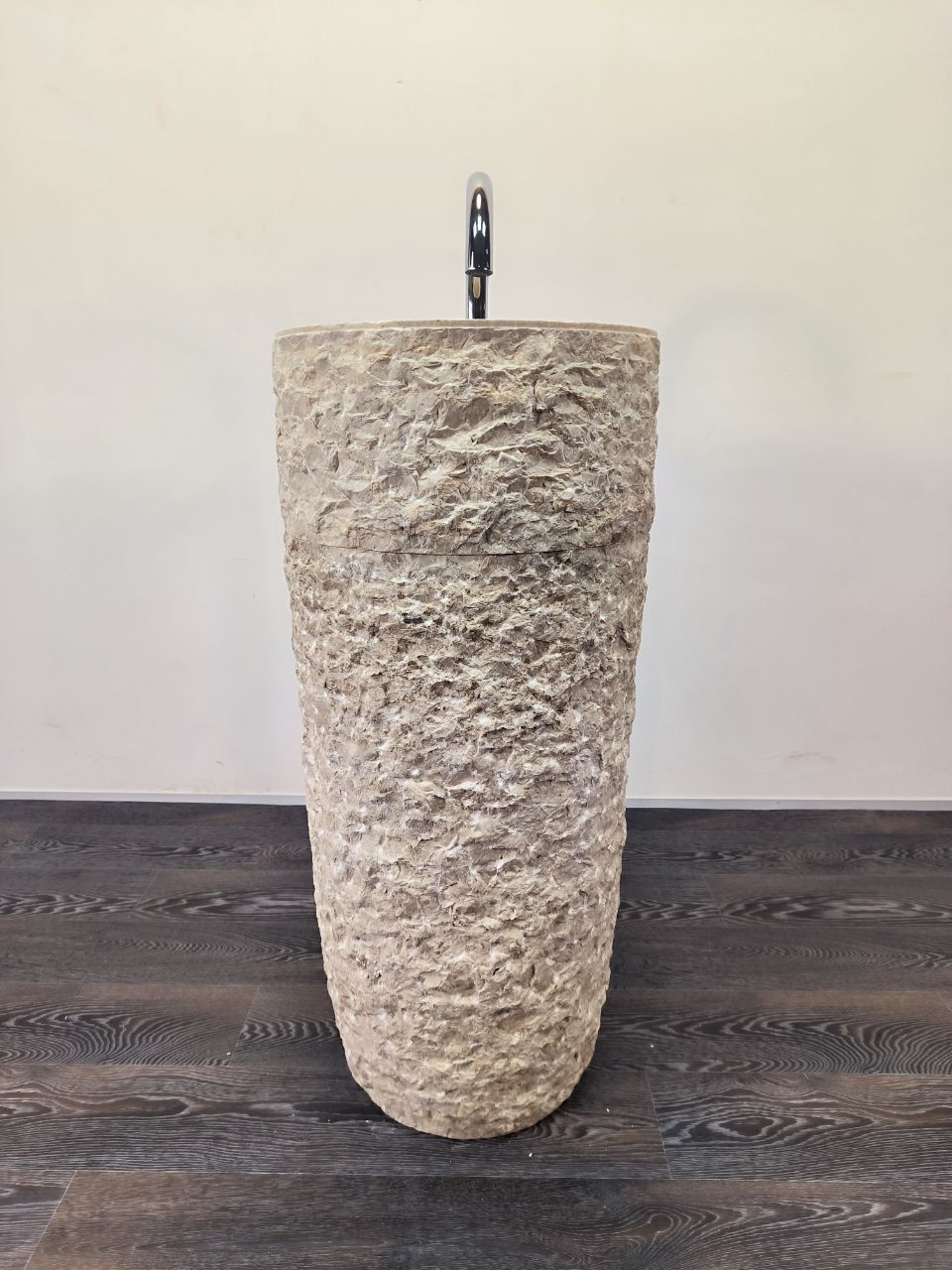 Раковина напольная из мрамора Pedestal Cream Marmo MN-65911 40х40х90 из натурального камня