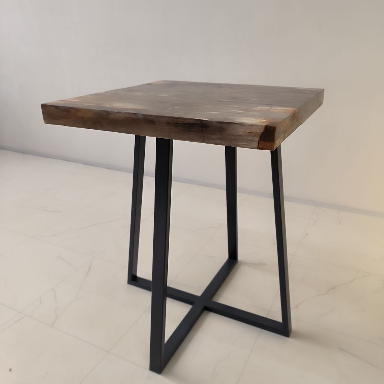 Столешница из окаменелого дерева ST-64191 Палу 60*60*5