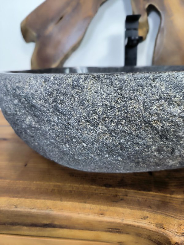 Раковина из речного камня RS-66710 56х46х16 из натурального камня