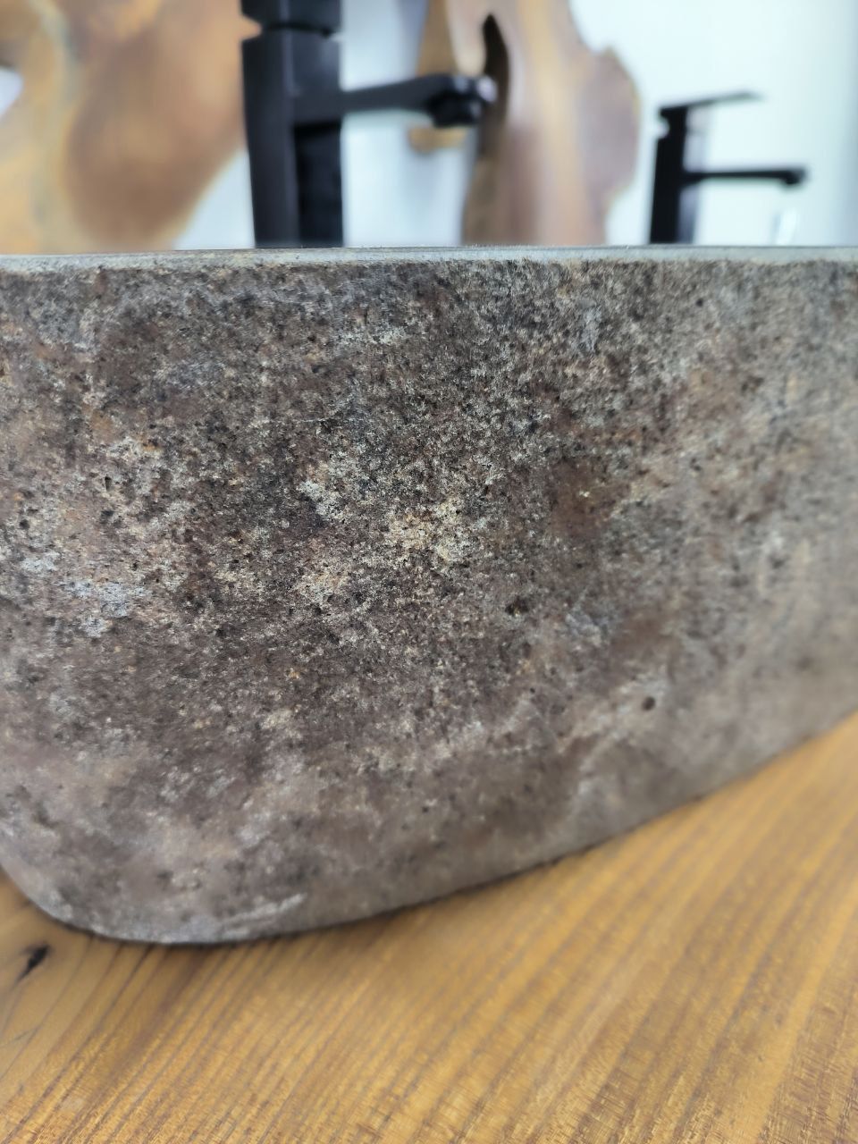 Раковина из речного камня ПАРА! RS-66629 57х35х15 из натурального камня