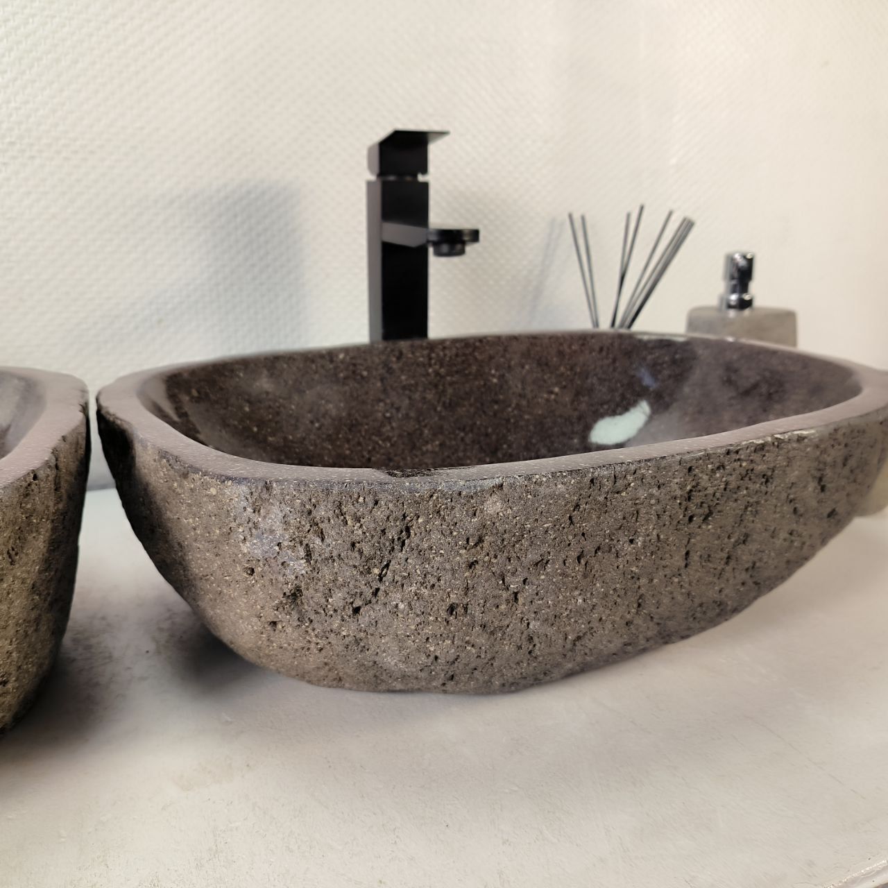 Раковина из речного камня ПАРА! RS-65358 49*39*15 0865
