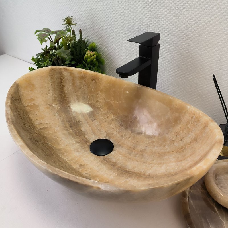 Раковины из оникса овальные