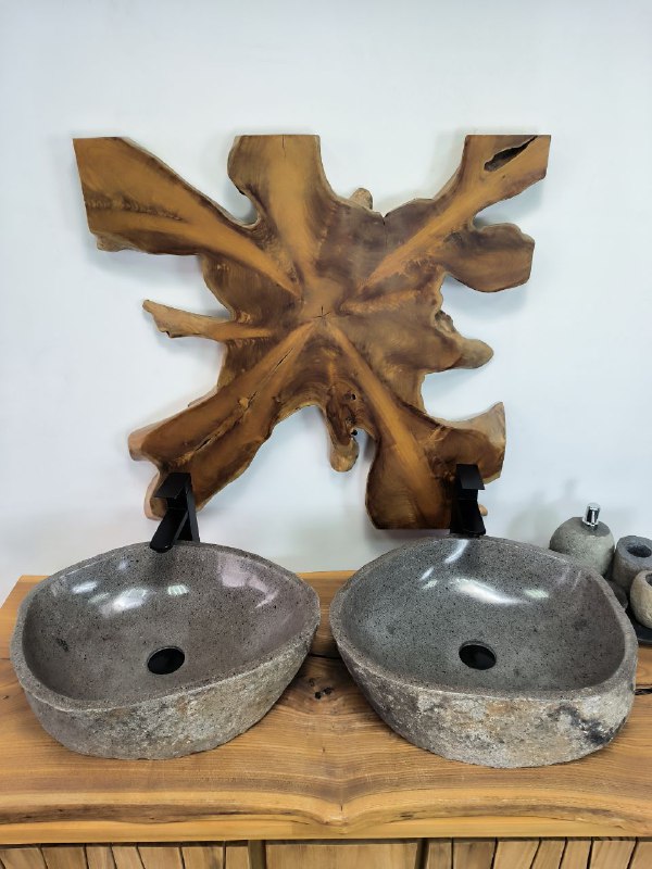 Раковина из речного камня ПАРНЫЕ