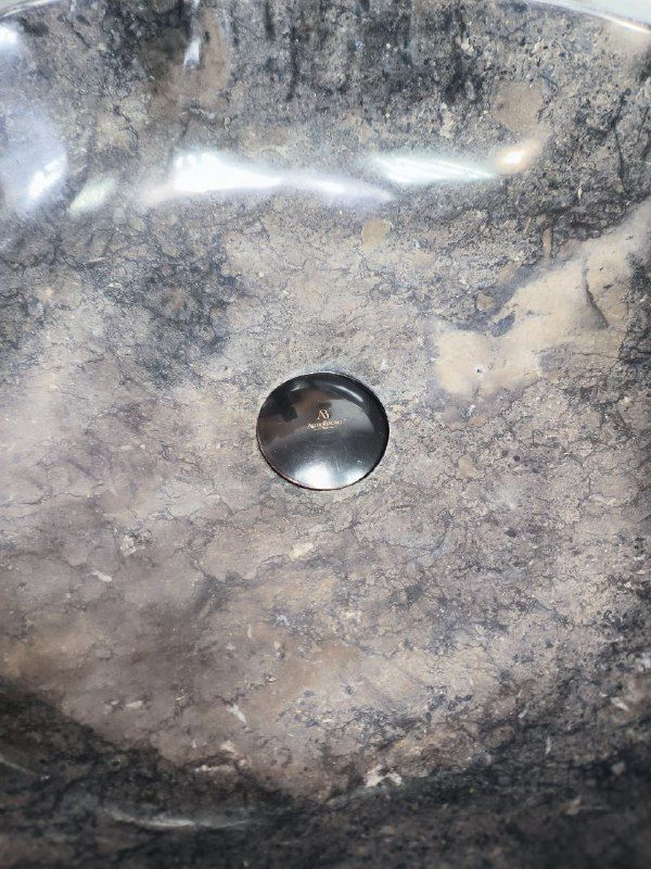 Раковина из мрамора Erozy Black EM-66602 48х46х16 из натурального камня